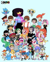 Rule 34 | 6+boys, 6+girls, absurdres, adorabat, adventure time, aged down, anniversary, ben 10, ben tennyson, blooregard q kazoo, blue background, boots, bubbles (ppg), bugs bunny, camp lazlo, cartoon network, charlene (victor and valentino), chloe park, chowder (character), chowder (series), clarence, clarence wendle, codename: kids next door, commentary, commission, company connection, company name, courage (character), courage the cowardly dog, cow &amp; chicken, cow (cow &amp; chicken), craig of the creek, craig williams, danishi, dc comics, dexter&#039;s laboratory, dexter (dexter&#039;s laboratory), dress, ed edd n eddy, eddy (ed edd n eddy), english commentary, flapjack (the marvelous misadventures of flapjack), foster&#039;s home for imaginary friends, frankie foster, garnet (steven universe), gumball watterson, gwen (total drama), hi hi puffy amiyumi, highres, ice bear (we bare bears), infinity train, jacket, jake the dog, jerry (tom and jerry), jewelry, juniper lee, k.o. (ok k.o.!), lazlo (camp lazlo), logo, looney tunes, mandy (grim adventures), mao mao: heroes of pure heart, mordecai (regular show), multicolored clothes, multicolored jacket, multicolored shirt, multicolored shorts, multicolored skirt, multicolored vest, multiple boys, multiple girls, necklace, numbuh 5, ok k.o.! let&#039;s be heroes, over the garden wall, pants, powerpuff girls, raven (dc), regular show, scooby-doo, second-party source, shirt, shoes, shorts, simple background, skirt, sleeveless, sleeveless shirt, staff, steven universe, summer camp island, susie mccallister, suspender skirt, suspenders, sweater vest, t-shirt, teen titans, the amazing world of gumball, the grim adventures of billy &amp; mandy, the life and times of juniper lee, the marvelous misadventures of flapjack, tom and jerry, toon (style), total drama, tulip olsen, velma dace dinkley, victor and valentino, we bare bears, wirt (over the garden wall), yumi yoshimura