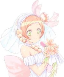 Rule 34 | 1girl, artist name, artist request, back bow, bare shoulders, bow, breasts, cherry blossoms, choker, cleavage, collarbone, dress, earrings, female focus, flower, gloves, green eyes, hair between eyes, hair flower, hair ornament, holding, holding microphone, hoshizora rin, jewelry, looking at viewer, love live!, love live! school idol festival, love live! school idol project, love wing bell, microphone, natchan (a5dy8uftbre0yyo), orange flower, orange hair, parted lips, pink bow, pom pom (clothes), pom pom hair ornament, short dress, short hair, sleeveless, sleeveless dress, small breasts, smile, solo, strapless, strapless dress, upper body, veil, white background, white choker, white dress, white gloves, white veil, yellow eyes, yellow flower