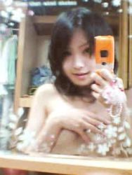 Rule 34 | 1girl, asian, camera, cellphone, lowres, phone, photo (medium), qvga, solo, topless