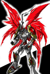 Rule 34 | armor, belt, digimon, digimon (creature), digital hazard, dukemon, solo, wings