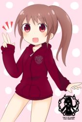Rule 34 | 1girl, bare legs, bottomless, female focus, hood, hoodie, long sleeves, lowres, naked hoodie, saki (manga), solo, takakamo shizuno