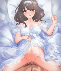 Rule 34 | dress, idoly pride, pregnant, saeki haruko (idoly pride), sex, tagme, vaginal, wedding dress