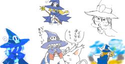Rule 34 | animal ears, cat, cat ears, digimon, digimon (creature), gloves, hat, skull, tail, tailmon, translation request, wizard, wizard hat, wizarmon