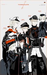 Rule 34 | 6+boys, anchor, anchor hair ornament, belt, bishounen, bismarck (kancolle), black gloves, black ribbon, blonde hair, blue eyes, blush, boots, brown eyes, brown hair, capelet, carrying, character name, coat, copyright name, crossdressing, cup, dated, dress, embarrassed, eyelashes, garrison cap, genderswap, genderswap (ftm), girly boy, gloves, graf zeppelin (kancolle), grey eyes, hair between eyes, hair ornament, hand on another&#039;s arm, hat, height difference, highres, kantai collection, lifting person, long hair, male focus, military, military hat, military uniform, multiple boys, mzet, naval uniform, open mouth, peaked cap, prinz eugen (kancolle), ribbon, sailor collar, sailor dress, sailor hat, short hair, sidelocks, smile, sweatdrop, teacup, thigh boots, thighhighs, trap, u-511 (kancolle), uniform, w arms, white gloves, z1 leberecht maass (kancolle), z3 max schultz (kancolle)