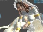 Rule 34 | 1girl, 3d, animated, breasts, brown eyes, brown hair, cleavage, dark souls (series), dark souls i, giant, giantess, grey background, large breasts, no bra, queen of sunlight gwynevere, simple background, tagme, video