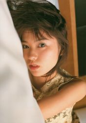 Rule 34 | 1girl, asian, bed, brown hair, dutch angle, ichikawa yui, indoors, looking at viewer, mole, photo (medium), solo, tagme, tank top
