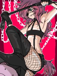 Rule 34 | 00s, boots, chain, eyepatch, loveless, lowres, sagan natsuo, whip