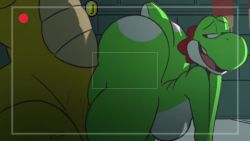Rule 34 | 2boys, anal, animated, ass, bowser, colored skin, curvy, dinosaur, doggystyle, erection, faceless, faceless male, furry, furry male, gigantic penis, green skin, half-closed eyes, highres, huge ass, jiggle, komdog, large testicles, looking back, male focus, male penetrated, multiple boys, nintendo, penis, recording, red scales, sex, sex from behind, smile, sound, stomach bulge, tagme, tail, testicles, thick thighs, thighs, video, wide hips, yaoi, yoshi