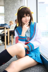 Rule 34 | cosplay, highres, photo (medium), saya (cosplayer), suzumiya haruhi, suzumiya haruhi no yuuutsu