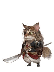 Rule 34 | animal, animal ears, animal focus, armor, boots, cat, cat ears, cat tail, eyepatch, holding, holding polearm, holding weapon, no humans, one eye covered, original, pants, polearm, shoulder armor, simple background, solo, spear, standing, tahra, tail, weapon, white background, white pants