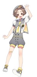Rule 34 | brown eyes, full body, hat, highres, idol, idol clothes, idol show time, koizumi hinata, light brown hair, looking at viewer, male focus, official art, sailor, sailor hat, solo, transparent background