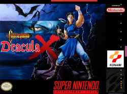 Rule 34 | 1990s (style), bandana, castle, castlevania (series), classic, cover, dracula, game, game console, highres, konami, male focus, muscular, retro artstyle, richter belmont, super nintendo, video game cover, whip