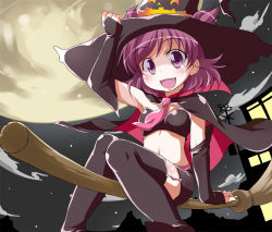 Rule 34 | 00s, 1girl, cape, detached sleeves, garter straps, hat, matsushima kei, pink eyes, pink hair, precure, solo, thighhighs, witch, witch hat, yes! precure 5
