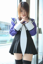 Rule 34 | cosplay, highres, i&quot;s, photo (medium), school uniform, serafuku, thighhighs, yoshizuki iori