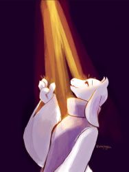 Rule 34 | artist request, brown eyes, furry, goat, highres, open mouth, toriel, undertale