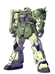 Rule 34 | cable, char&#039;s counterattack, commentary request, concept art, emblem, fusion, geara doga, gundam, hose, joy (cyber x heaven), logo, looking ahead, machinery, mecha, mecha focus, mobile suit, mobile suit gundam, neo zeon, no humans, one-eyed, original, redesign, robot, science fiction, shield, shoulder spikes, spikes, vernier thrusters, white background, zaku ii