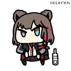 Rule 34 | 1girl, alcohol, animal ears, animated, animated gif, arknights, lowres, seseren, vodka, zima (arknights)
