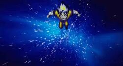 Rule 34 | animated, animated gif, dragon ball, instant transmission, lowres, muscular, muscular male, running, serious, son goku, space, super saiyan, tagme, teleport, teleportation