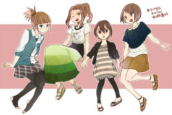 Rule 34 | 4girls, blue eyes, digimon, makino ruki, multiple girls, one eye closed, smile, tachikawa mimi, wink, yagami hikari