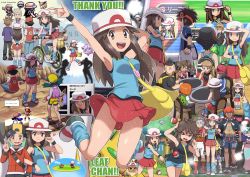 Rule 34 | &gt;:&lt;, &gt;:), 6+boys, 6+girls, :&lt;, :3, :d, absurdres, adjusting clothes, adjusting headwear, ahoge, allister (pokemon), aqua shirt, armpits, assertive female, bag, bare shoulders, baseball cap, between breasts, bicycle, black hair, black shirt, black wristband, blonde hair, blouse, blue legwear, blue oak, blue shirt, blush, breasts, brown eyes, brown hair, calem (pokemon), captain falcon, character name, chibi, closed mouth, clothed pokemon, covering face, creatures (company), crossed arms, dark-skinned female, dark-skinned male, dark skin, day, dual persona, duffel bag, eevee, elio (pokemon), english text, ethan (pokemon), faceless, faceless female, from above, from below, full body, game boy, game boy (original), game freak, gen 1 pokemon, gen 4 pokemon, gluteal fold, green (pokemon), green eyes, grey hair, gym leader, hair between eyes, hand up, handheld game console, happy, hat, hat tip, heart, highres, holding, holding poke ball, jigglypuff, jumping, kabu (pokemon), kneehighs, kris (pokemon), leaf (pokemon), leg up, leg warmers, legs, locked arms, long hair, looking at viewer, loose socks, luigi, matching hair/eyes, messenger bag, miniskirt, motion lines, multiple boys, multiple girls, nate (pokemon), naughty face, ness (mother 2), nintendo, official style, opal (pokemon), open mouth, orange hair, outdoors, outstretched arm, parted bangs, pixel art, pleated skirt, poke ball, poke ball (basic), pokemoa, pokemon, pokemon (creature), pokemon adventures, pokemon bw2, pokemon frlg, pokemon gsc, pokemon lgpe, pokemon masters ex, pokemon rgby, pokemon stadium, pokemon swsh, pokemon usum, pokemon xy, porkpie hat, raihan (pokemon), red (pokemon), red footwear, red skirt, riding, riding bicycle, rotom, rotom phone, samuel oak, serena (pokemon), shauna (pokemon), shiny skin, shirt, shoes, shorts, shoulder bag, silhouette, sitting, skirt, sleeveless, sleeveless shirt, smile, sneakers, socks, spiked hair, sprite art, standing, standing on one leg, strap, sun hat, sunglasses, super smash bros., sweat, taking picture, tank top, teeth, thank you, thighs, throwing, throwing poke ball, thumbs up, tierno (pokemon), tongue, trevor (pokemon), unamused, v, v-shaped eyebrows, vs seeker, white footwear, white headwear, wince, wristband, yellow bag