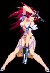 Rule 34 | 1girl, animated, animated gif, bouncing breasts, breasts, earrings, himeki luna, jewelry, lowres, red hair, solo, vanguard princess