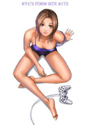 Rule 34 | barefoot, collarbone, controller, eyebrows, feet, game controller, ryu (ryu&#039;s form site), tagme, toes