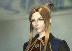 Rule 34 | 1990s (style), 3d, animated, blue eyes, brown hair, final fantasy, final fantasy viii, folded ponytail, glasses, lips, quistis trepe, tagme, teacher, video, video
