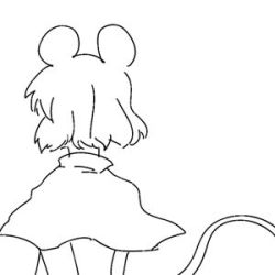 Rule 34 | 1girl, animal ears, animated, animated gif, dra (area-s), fleeing, greyscale, heart, heart tail, lowres, md5 mismatch, monochrome, mouse ears, mouse tail, nazrin, smile, solo, tail, touhou, ugoira