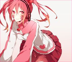 Rule 34 | 1girl, alternate color, bad id, bad pixiv id, ene (kagerou project), headphones, heart, kagerou project, long hair, moi (mo i45), pink eyes, pink hair, solo, twintails, vocaloid