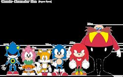 Rule 34 | 1boy, amy rose, animal nose, dr. eggman, full body, furry, furry female, furry male, knuckles the echidna, metal sonic, official art, sega, sonic (series), sonic cd, sonic the hedgehog, sonic the hedgehog (classic), standing, tails (sonic), transparent background