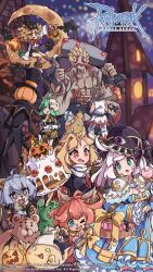 +_+ 1other 3boys 5girls abs ahoge animal animal_ears animal_on_head arch_bishop_(ragnarok_online) bare_tree basket bat_(animal) belt black_belt black_bow black_bowtie black_cat black_coat black_dress black_gloves black_hat black_pants black_socks blonde_hair blood bloody_murderer blue_dress blue_eyes blue_socks boots bow bowtie breasts brown_shirt cake candy cat cat_boy cat_ears cat_girl cat_on_head cleavage cleavage_cutout clothing_cutout coat collared_shirt copyright_notice cowboy_shot cross cross_necklace dress dress_bow flame_print food frilled_dress frilled_sleeves frills furry furry_female furry_male gloves green_eyes grey_eyes grey_hair halloween hat highres hiisu_(s-1104-d) holding holding_basket holding_cleaver house jack-o&#039;-lantern jakk_(ragnarok_online) jewelry jitterbug_(ragnarok_online) jumpsuit logo loli_ruri lollipop long_hair long_sleeves looking_at_another looking_to_the_side lude_(ragnarok_online) mask mask_on_head masked mechanic_(ragnarok_online) medium_breasts medium_hair multiple_boys multiple_girls muscular muscular_male necklace object_through_head official_alternate_costume official_art official_wallpaper on_crescent on_head open_mouth orange_eyes pants picnic_basket pink_hair priest_(ragnarok_online) purple_socks ragnarok_online red_bow red_bowtie red_eyes rurushe_(ragnarok_online) screw_in_head shirt short_hair skull smile socks sparkle striped_clothes striped_socks stuffed_animal stuffed_toy summoner_(ragnarok_online) sura_(ragnarok_online) swirl_lollipop teddy_bear teddy_bear_(ragnarok_online) thumbs_up top_hat tree two-tone_dress white_dress white_footwear white_jumpsuit white_pants white_shirt yellow_bow zipper