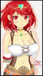 Rule 34 | 1girl, breasts, cosplay, fiora (xenoblade), fiora (xenoblade) (cosplay), nintendo, pyra (xenoblade), red eyes, red hair, xenoblade chronicles (series), xenoblade chronicles 2
