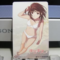 Rule 34 | bikini, hoshino yuumi, keyboard (computer), kimi kiss, phonecard, photo (medium), solo, swimsuit, white bikini
