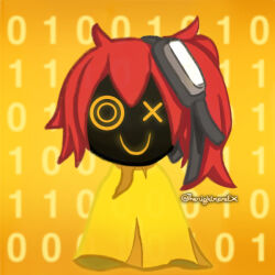 Rule 34 | aiba ami, binary, digimon, goggles, goggles on head, looking at viewer, red hair, short hair