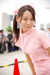Rule 34 | bow, cosplay, hair bow, highres, kodama hikaru, nurse, photo (medium), yakin byoutou, yuu (455687)