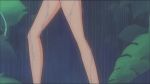 Rule 34 | 1970s (style), 1girl, animated, anime screenshot, ass, breasts, brown hair, female focus, highres, leaves, long hair, lupin iii, mine fujiko, nipples, nude, oldschool, outdoors, retro artstyle, screencap, showering, solo, sound, standing, video