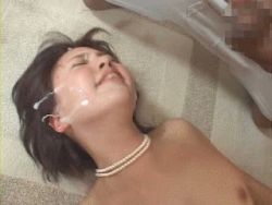 Rule 34 | 1girl, aida sakura, animated, animated gif, asian, black hair, bouncing breasts, breasts, bukkake, censored, cum, cum in mouth, cum on hair, cum on tongue, cum string, cumdrip, ejaculation, facial, fellatio, group sex, happy sex, japanese (nationality), jewelry, lowres, lying, masturbation, mosaic censoring, necklace, on back, on floor, oral, pearl necklace, penis, photo (medium), qvga, sex, sod create, star-223