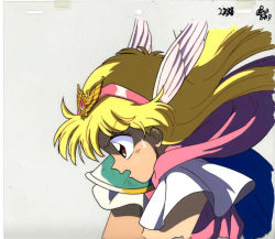 Rule 34 | 1990s (style), akazukin chacha, blonde hair, head, magical princess, open mouth, tagme