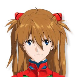 Rule 34 | 1girl, blue eyes, bodysuit, brown hair, collaboration, long hair, looking at viewer, neon genesis evangelion, official art, plugsuit, red bodysuit, shiny clothes, simple background, smile, souryuu asuka langley, transparent background, twintails