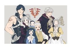 Rule 34 | 3girls, 4boys, aunt and niece, bad id, bad twitter id, blonde hair, blue eyes, blue hair, blush, brother and sister, cape, chrom (fire emblem), cousins, dual persona, family, father and daughter, father and son, fingerless gloves, fire emblem, fire emblem awakening, gloves, husband and wife, lissa (fire emblem), long hair, lucina (fire emblem), morgan (fire emblem), morgan (male) (fire emblem), mother and daughter, mother and son, multiple boys, multiple girls, nintendo, open mouth, owain (fire emblem), robin (female) (fire emblem), robin (fire emblem), robin (male) (fire emblem), short hair, siblings, smile, tiara, twintails, yellow eyes