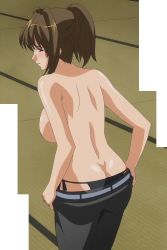 Rule 34 | 00s, 1girl, ass, bikini, breasts, butt crack, censored, curvy, dimples of venus, helter skelter, helter skelter ~hakudaku no mura~, kagami sayoko, large breasts, mature female, panties, screencap, shiny skin, side-tie panties, solo, standing, stitched, swimsuit, third-party edit, underwear, undressing, whale tail (clothing)