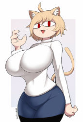 Rule 34 | allbeatnik, breasts, claws, fate/grand order, fate (series), large breasts, miniskirt, neco-arc, pantyhose, simple eyes, skirt, tsukihime