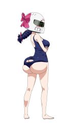 Rule 34 | 10s, 1girl, ass, ass expansion, bakuon!!, butt crack, female focus, helmet, huge ass, kawasaki raimu, pervpower, third-party edit, yoshida keiji