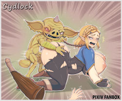 Rule 34 | 1girl, 2boys, all fours, ass, ass grab, black gloves, blonde hair, blush, bokoblin, boots, bouncing breasts, braid, breasts, breasts out, brown footwear, censored, clothed sex, club (weapon), crown braid, crying, cydlock, doggystyle, drooling, eye scar, eyebrows, eyelashes, facing viewer, fingerless gloves, fingernails, freckles, from side, full body, gloves, hair ornament, hairclip, half-closed eyes, hetero, highres, horns, huge ass, huge breasts, huge penis, knee boots, lips, long pointy ears, long sleeves, looking at viewer, monster, mosaic censoring, motion lines, multiple boys, netorare, nintendo, nipples, nose piercing, nose ring, open mouth, penis, piercing, pig nose, pointy ears, princess zelda, pussy juice, rape, rape face, red eyes, rolling eyes, rope, saliva, sex, sex from behind, sharp teeth, shiny clothes, shiny skin, short hair, simple background, single horn, size difference, skindentation, spread legs, streaming tears, tears, teeth, testicles, the legend of zelda, the legend of zelda: breath of the wild, tongue, torn clothes, trembling, weapon