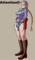 Rule 34 | 10s, 1futa, animated, animated gif, bar censor, belt, blonde hair, blue leotard, blush, boots, braid, breasts, brown background, brown footwear, brown legwear, bulge, cammy white, capcom, censored, covered erect nipples, cum, dildo, ejaculation, english text, erection, fingerless gloves, foreskin, full body, futanari, futanari masturbation, gauntlets, gloves, green eyes, handjob, harness, hat, high heels, highleg, highleg leotard, leotard, long hair, long sleeves, masturbation, medium breasts, mikoyan, motion blur, necktie, nipples, object insertion, penis, penis out, phimosis, pointless censoring, projectile cum, red gloves, resized, rubbing, scar, scar on face, sequential, sex toy, simple background, single braid, solo, standing, standing at attention, street fighter, tattoo, testicles, third-party edit, undressing, very long hair