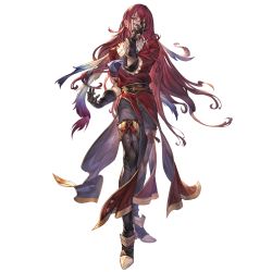 Rule 34 | 1boy, aoidos, belt, black gloves, clenched teeth, coat, coattails, feathers, flower, full body, gloves, granblue fantasy, hair between eyes, high heels, long hair, looking at viewer, male focus, minaba hideo, official art, orange eyes, pink hair, red coat, sleeve cuffs, solo, teeth, transparent background, treble clef, very long hair