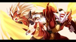 Rule 34 | 00s, agnimon, armor, bad id, bad pixiv id, black hair, blue eyes, child, claws, digimon, digimon (creature), digimon frontier, digivice, fiery wings, fire, gloves, glowing, goggles, hat, highres, horns, kanbara takuya, lemon (wzcrybmi), letterboxed, monster, multiple persona, red eyes, short hair, spikes, vritramon, wings