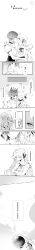 ! 2girls absurdres animal_ears arthur_c bang_dream! bang_dream!_it&#039;s_mygo!!!!! blush cat_ears cat_girl cellphone chinese_commentary chinese_text choker closed_eyes commentary_request cup greyscale hair_ribbon highres holding holding_phone incredibly_absurdres kemonomimi_mode kiss long_hair long_image monochrome multiple_girls neck_ribbon phone pout puff_of_air ribbon short_hair sidelocks smartphone spoken_exclamation_mark taking_picture tall_image togawa_sakiko translation_request yuri yuutenji_nyamu