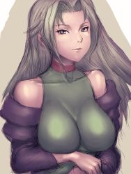 Rule 34 | 1girl, banpresto, breasts, fumio (rsqkr), lamia loveless, large breasts, long hair, sketch, solo, super robot wars, upper body