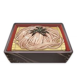 Rule 34 | artist request, box, commentary, english commentary, food, food focus, game cg, genshin impact, lowres, no humans, noodles, official art, seaweed, simple background, soba, still life, third-party source, transparent background
